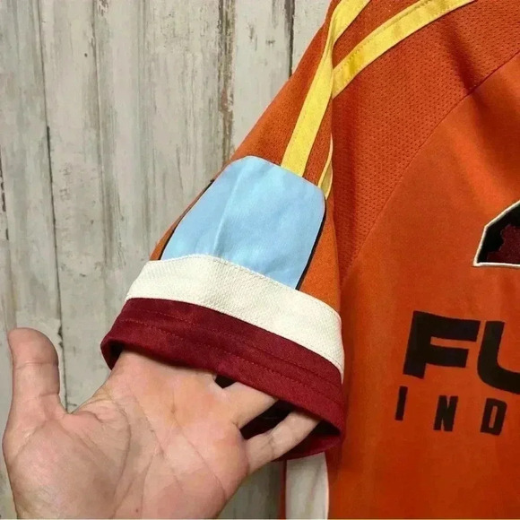 BoxLunch Jersey Men M Orange Legend KORRA FUTURE INDUSTRIES REPUBLIC CITY - Picture 8 of 8